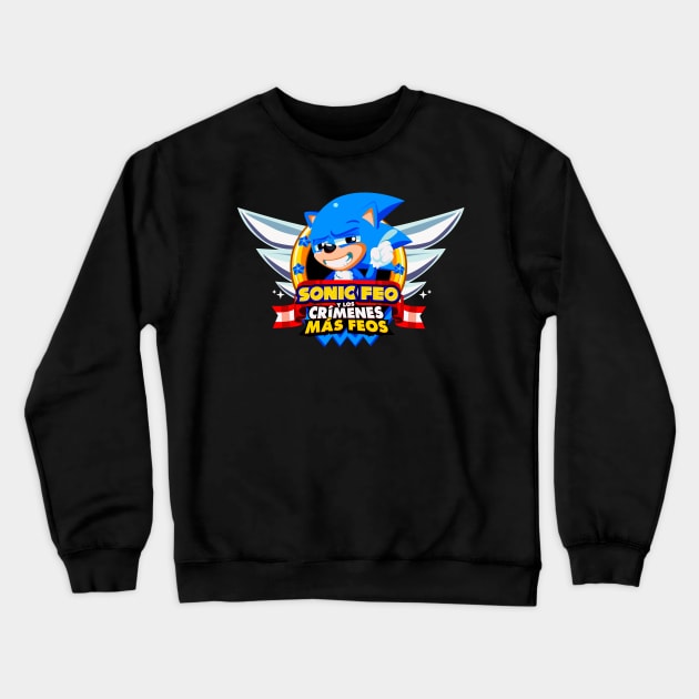 Ugly Sonic Crewneck Sweatshirt by lolo_aburto